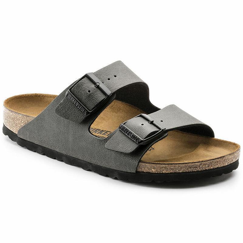 Arizona Birkenstock Birko Flor Panske Siva | SK 321RVD